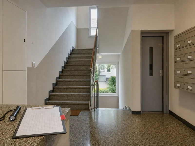 Inspection des parties communes avant un achat locatif