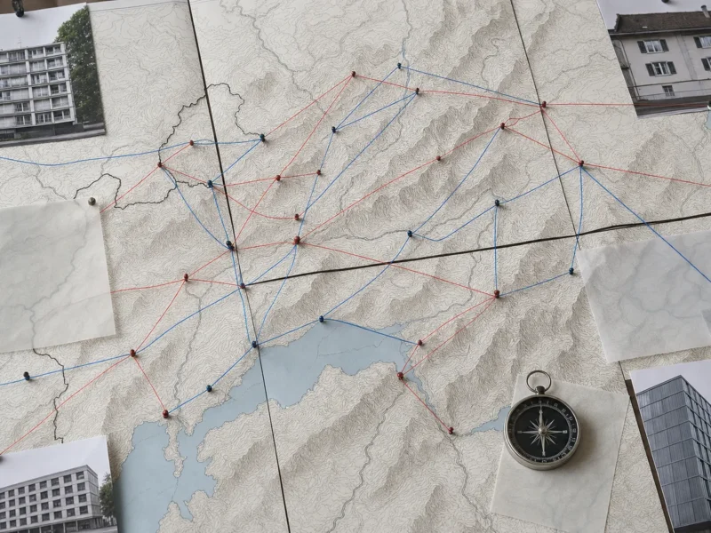 Carte de recherche pour comparer des régions de Suisse romande