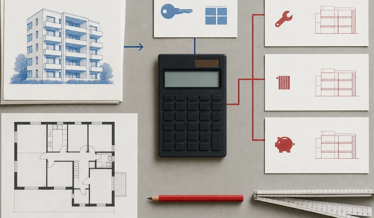 Calculateur et pièces d’un dossier de rendement locatif